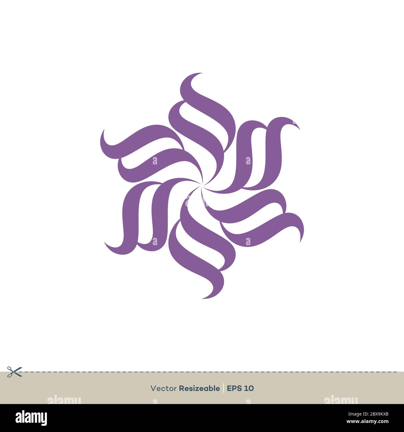 Star Ornamental Vector Logo Template Illustration Design. Vector EPS 10 ...