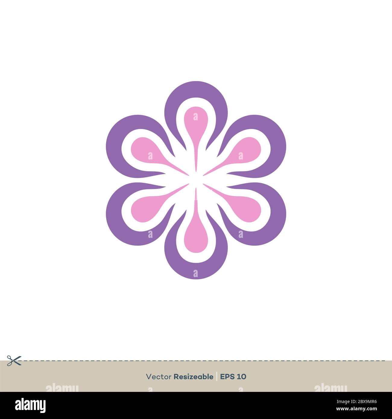 Flower Decorative Vector logo Template Illustration Design. Vector EPS ...