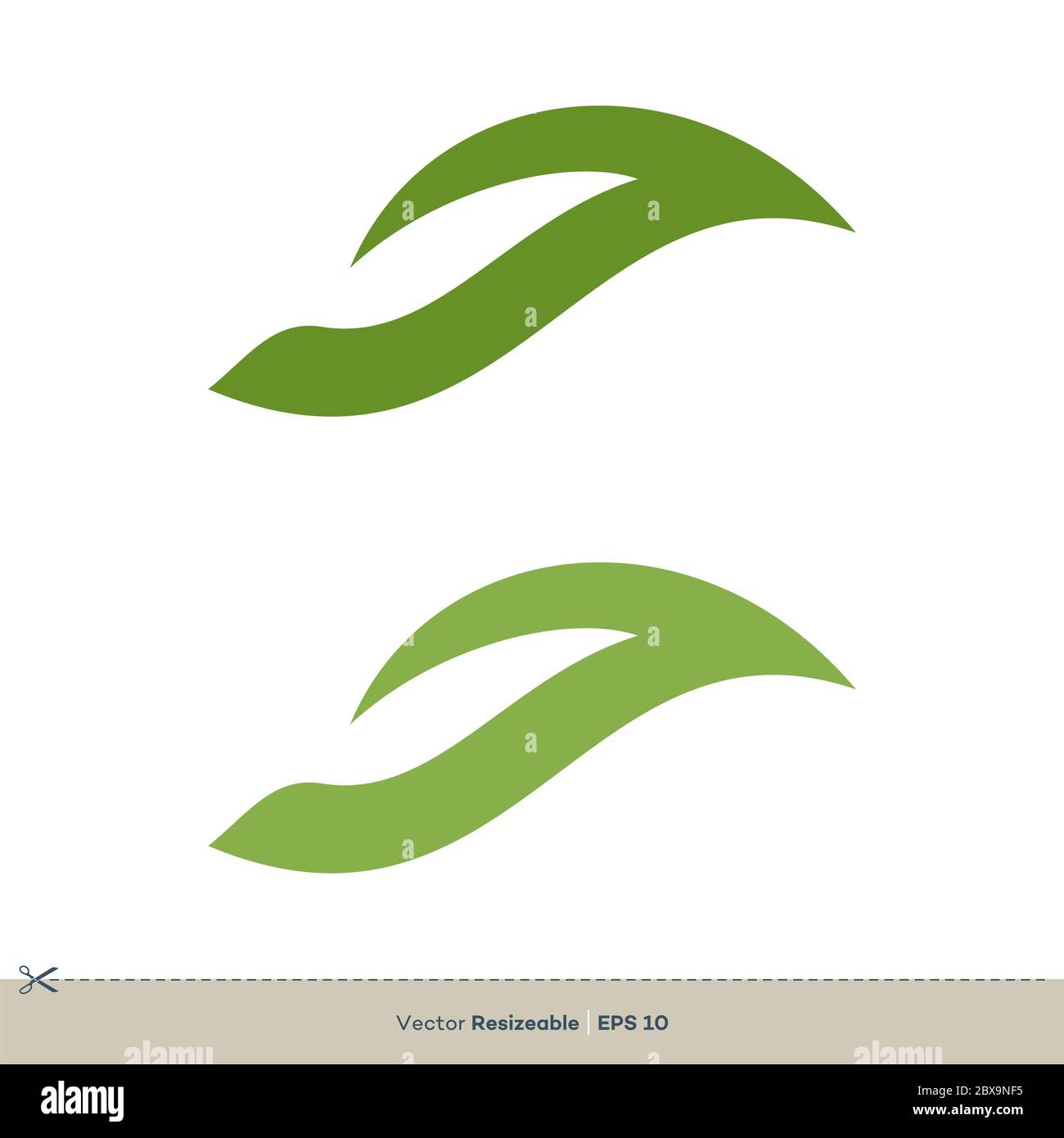Green Leaf Vector Logo Template Illustration Design. Vector EPS 10 ...