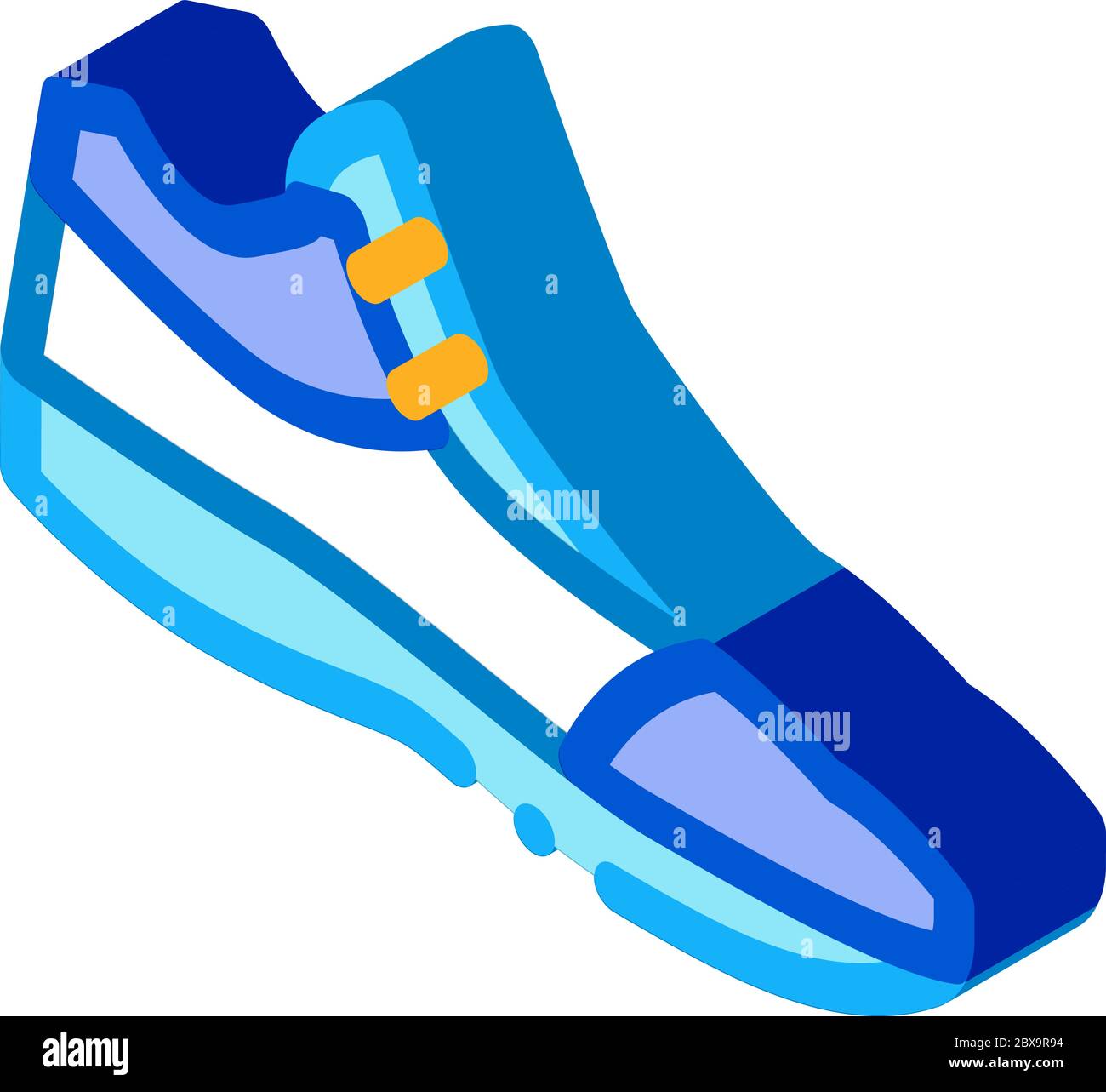 Volleyball Shoes Sneakers isometric icon vector illustration Stock