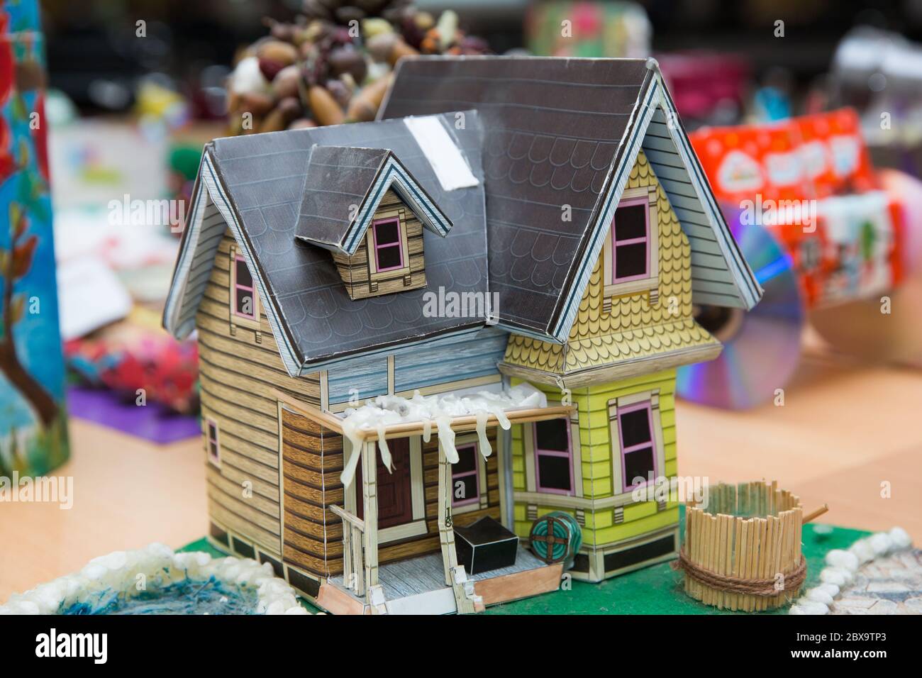 cardboard toy house