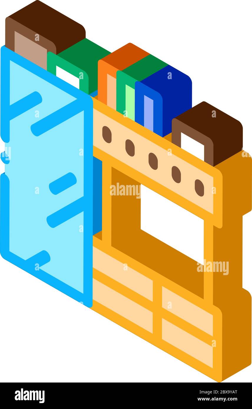 Kitchen isometric icon vector illustration Stock Vector Image & Art - Alamy