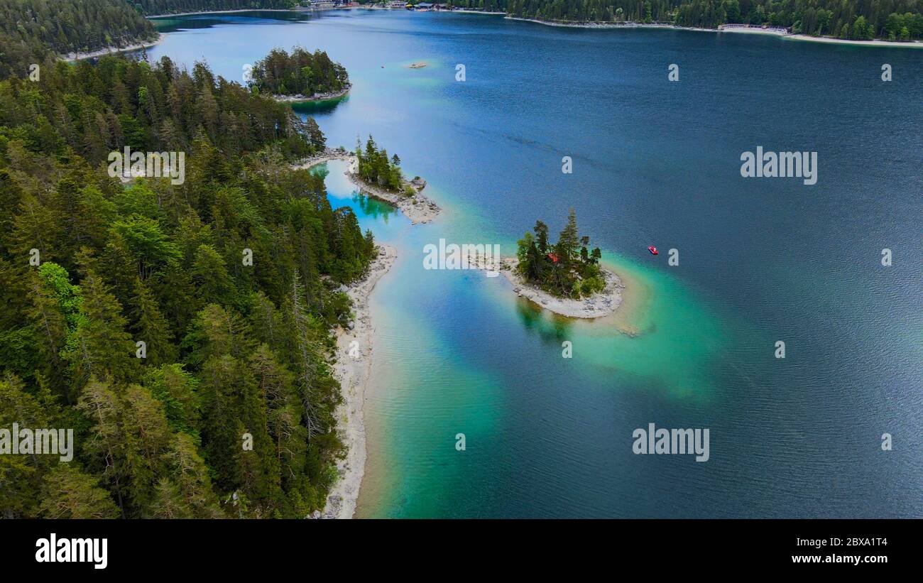 Amazing nature of Bavaria in the Allgau district of the German Alps ...