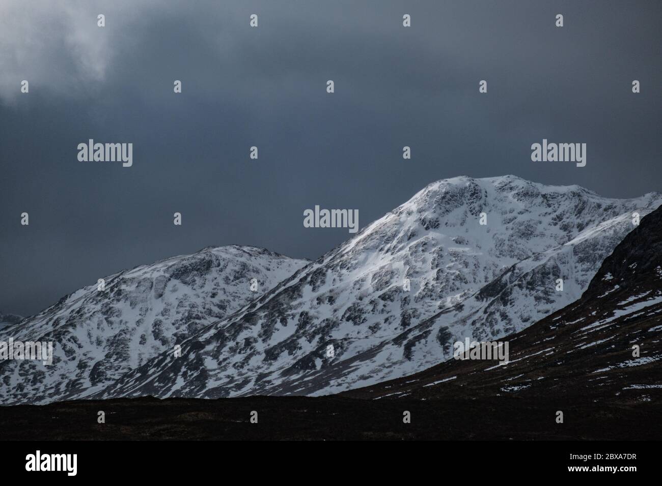 Glencoe in the Scottish Highlands Stock Photo