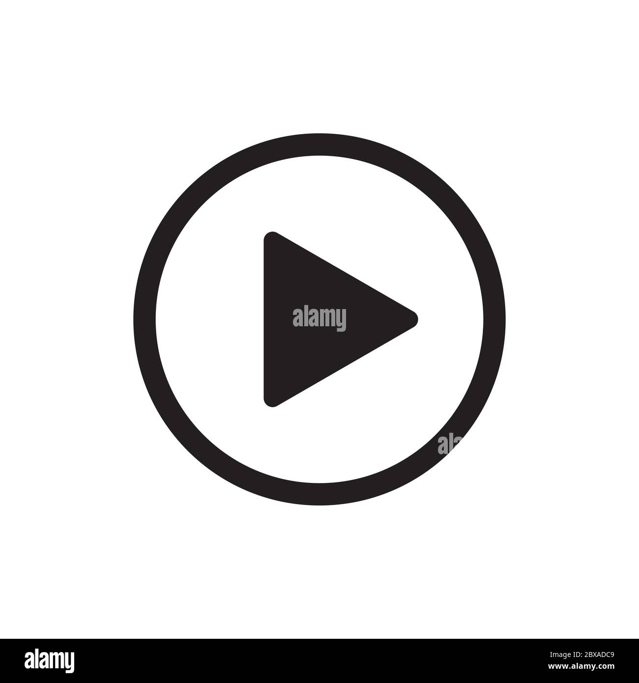 play icon circle design vector illustration Stock Vector