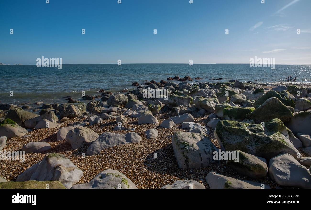 Various locations around New Forest which includes Beaulieu, Medford, Lymington, Highcliffe. Stock Photo