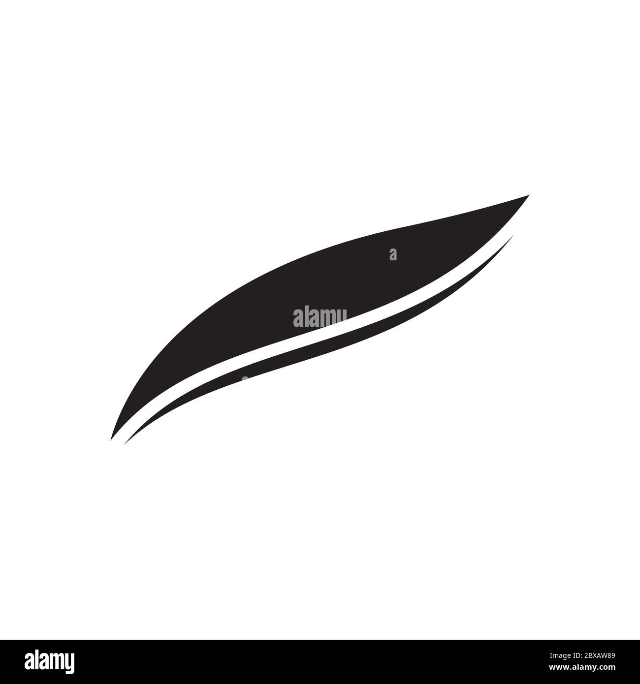abstract feather icon design vector illustration Stock Vector