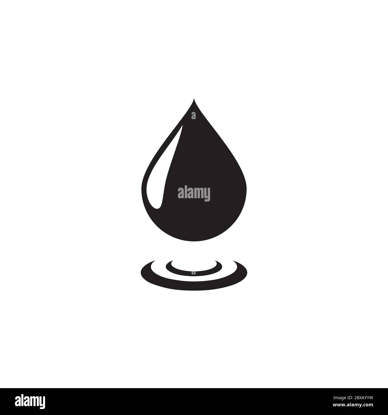 water drop icon symbol design vector illustration Stock Vector