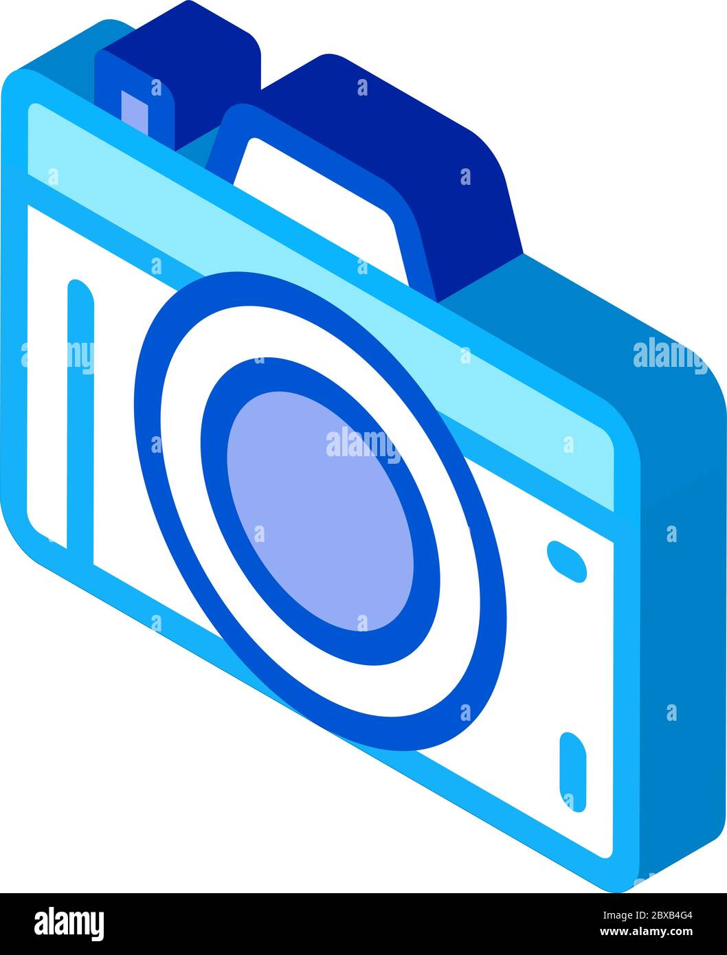 Photo Camera isometric icon vector illustration Stock Vector Image ...