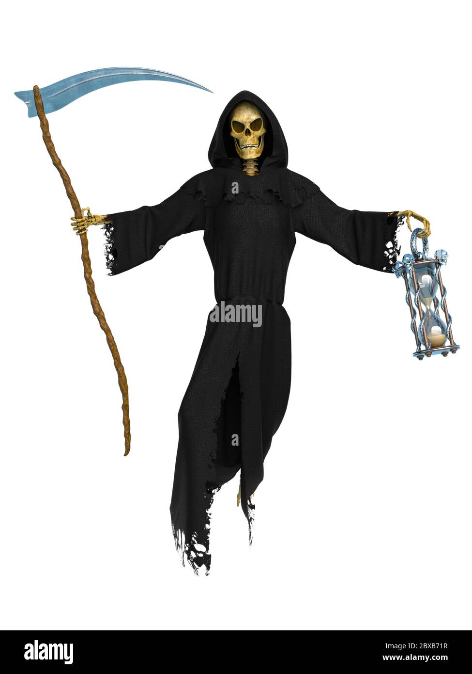 angel of death floating and coming, 3d illustration Stock Photo Alamy