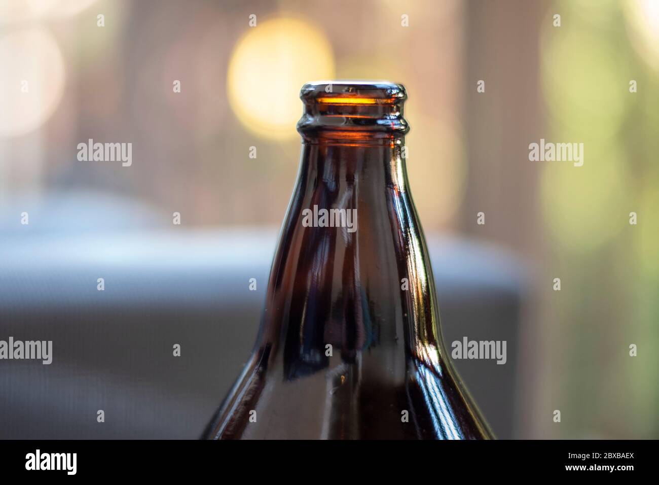 Drinking a beer is a great way to relax. Stock Photo