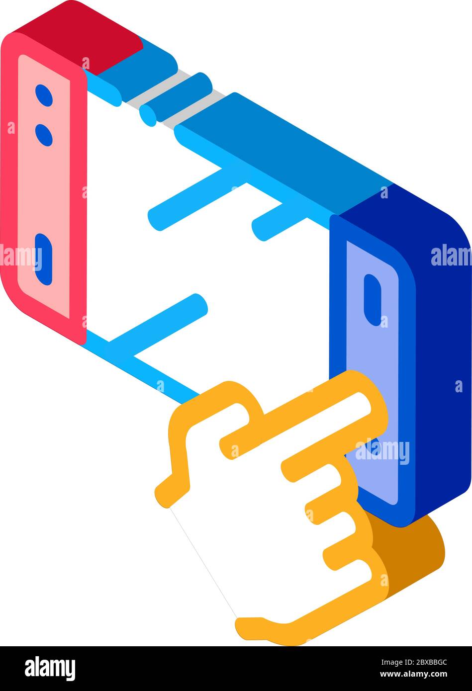 Game Console isometric icon vector illustration Stock Vector Image ...
