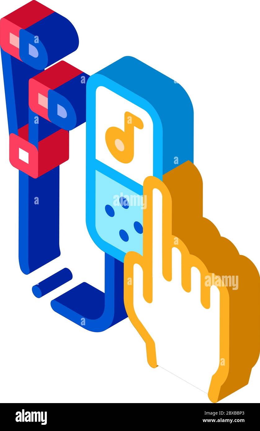 Music Player isometric icon vector illustration Stock Vector Image ...