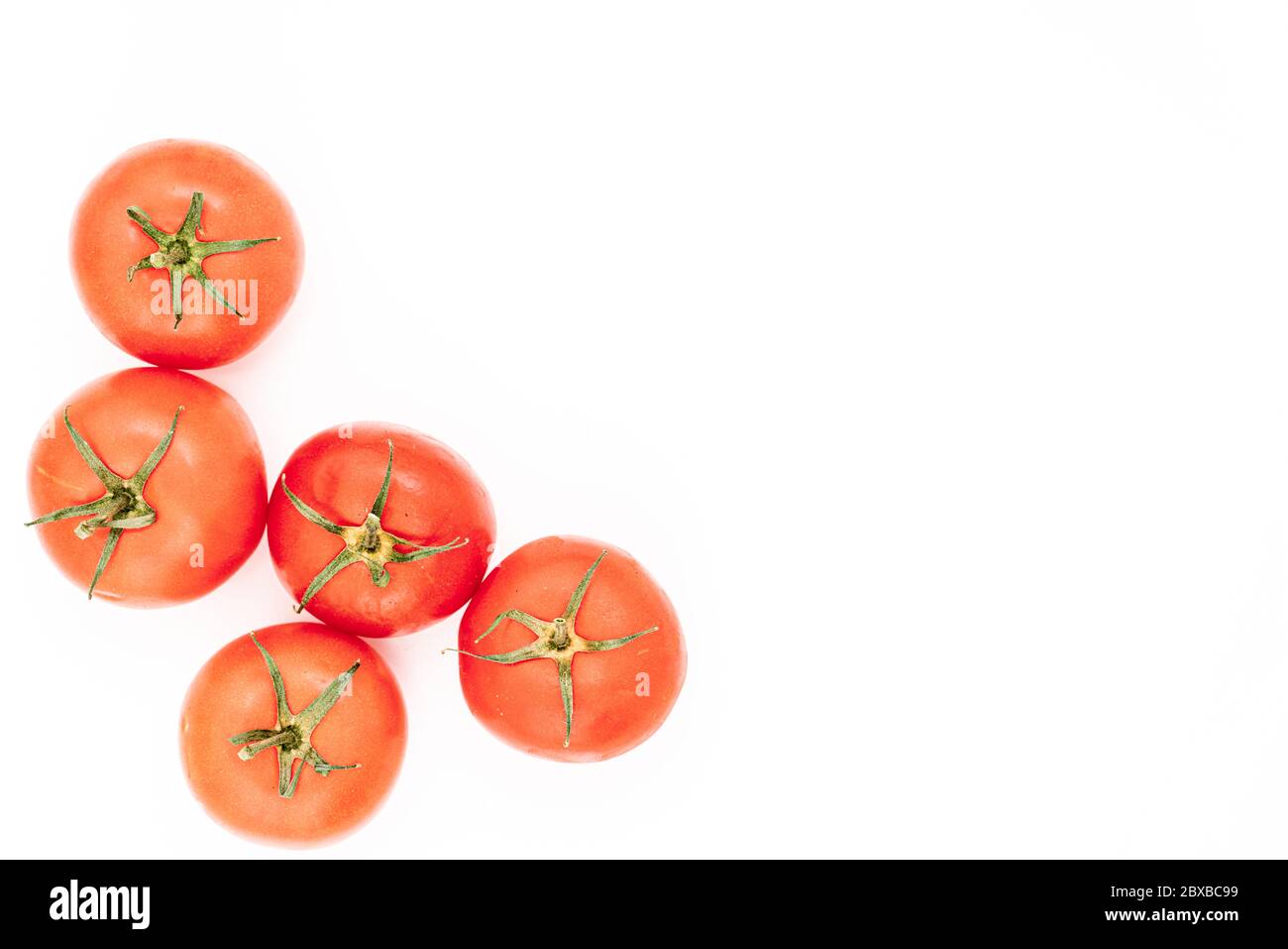 Fresh Tomatoes isolated on white background Stock Photo - Alamy