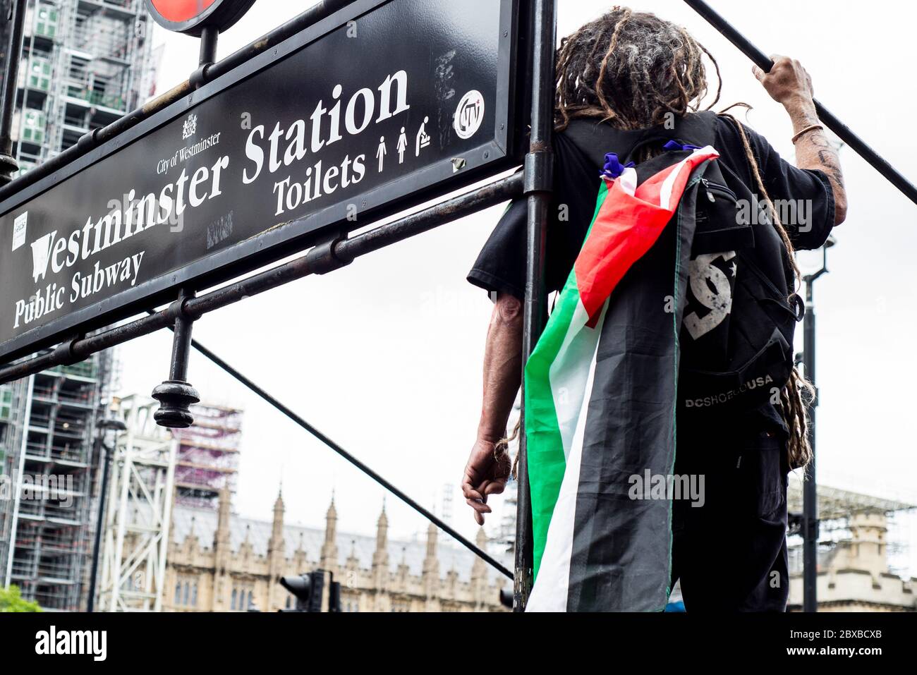 Black Lives Matter London Protest 06/06/2020 Stock Photo