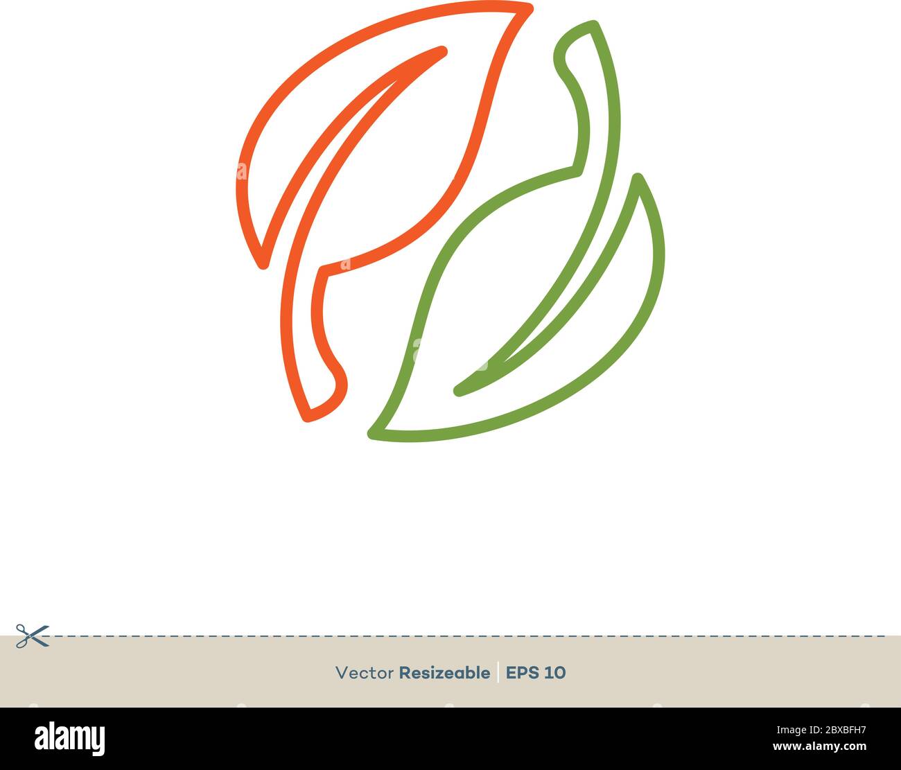 Green Leaves Vector Logo Template Illustration Design. Vector EPS 10 ...
