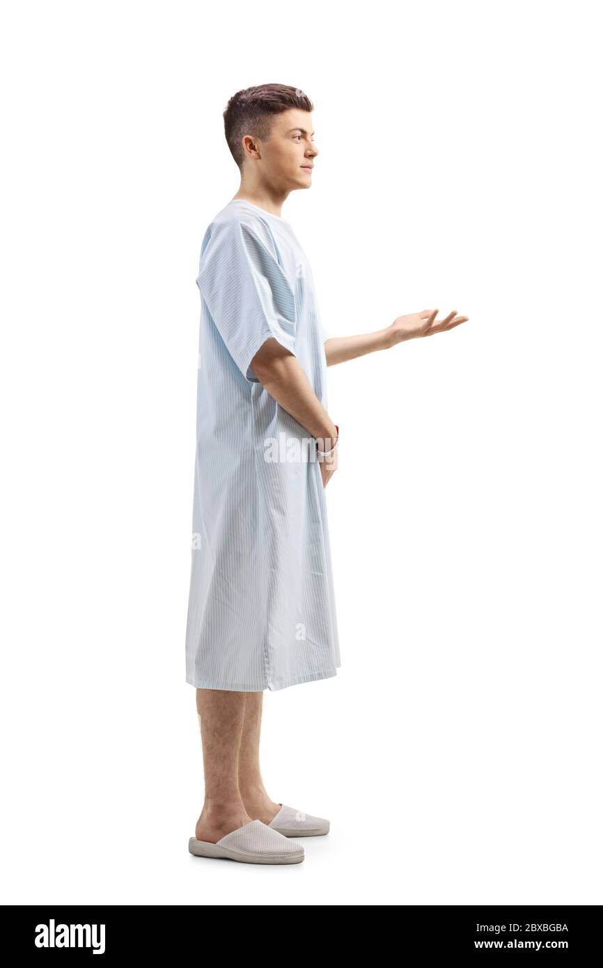 Hospital gown boy hi-res stock photography and images - Alamy