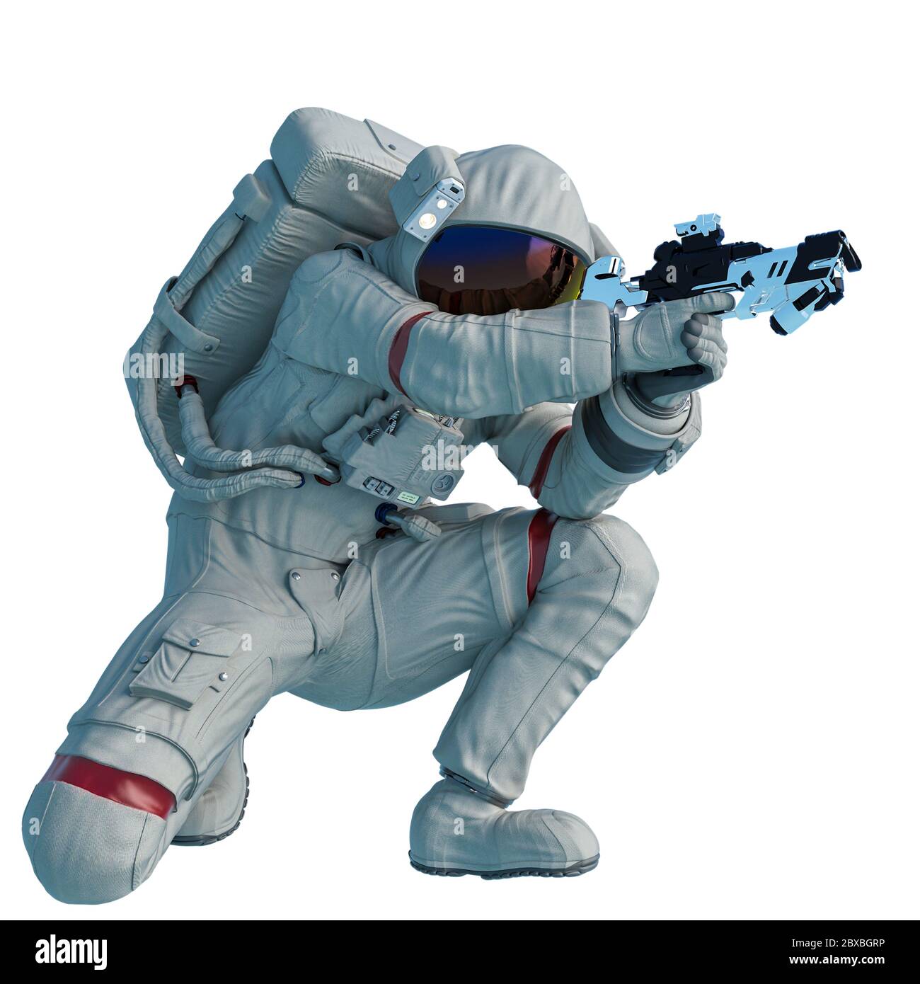 Laser gun astronaut Cut Out Stock Images & Pictures - Alamy
