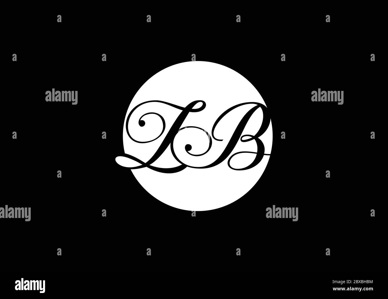 Initial Monogram Letter Z B Logo Design Vector Template. Graphic ...