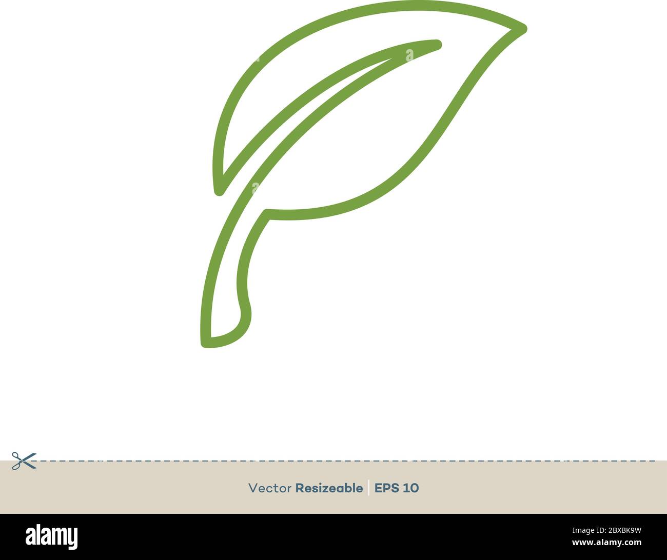 Green Leaves Vector Logo Template Illustration Design. Vector EPS 10. Stock Vector