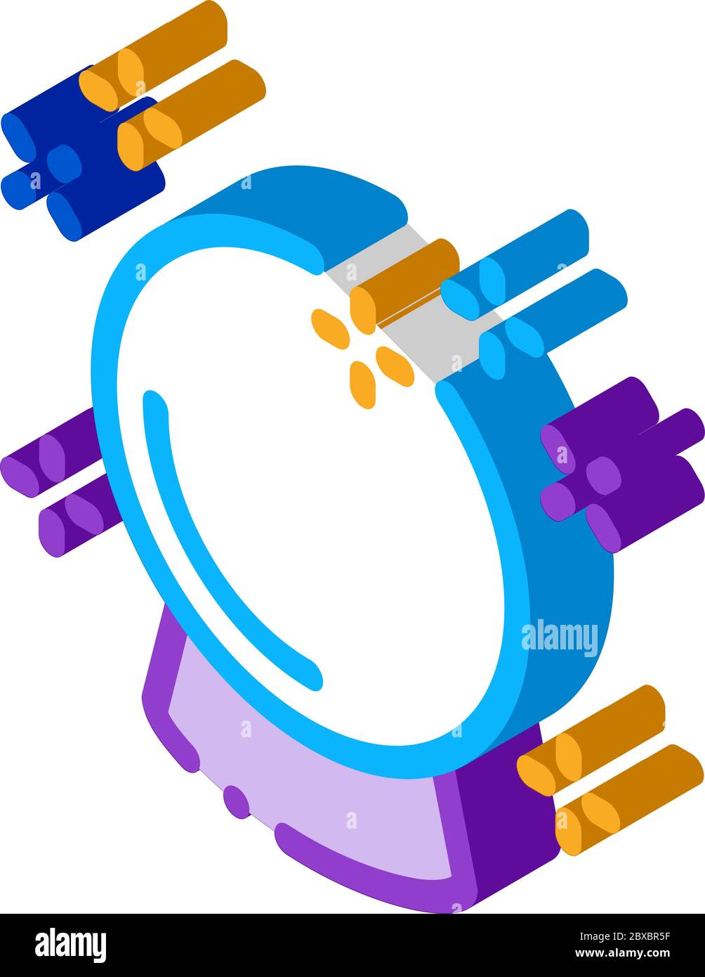 Wizard Globe isometric icon vector illustration Stock Vector Image ...