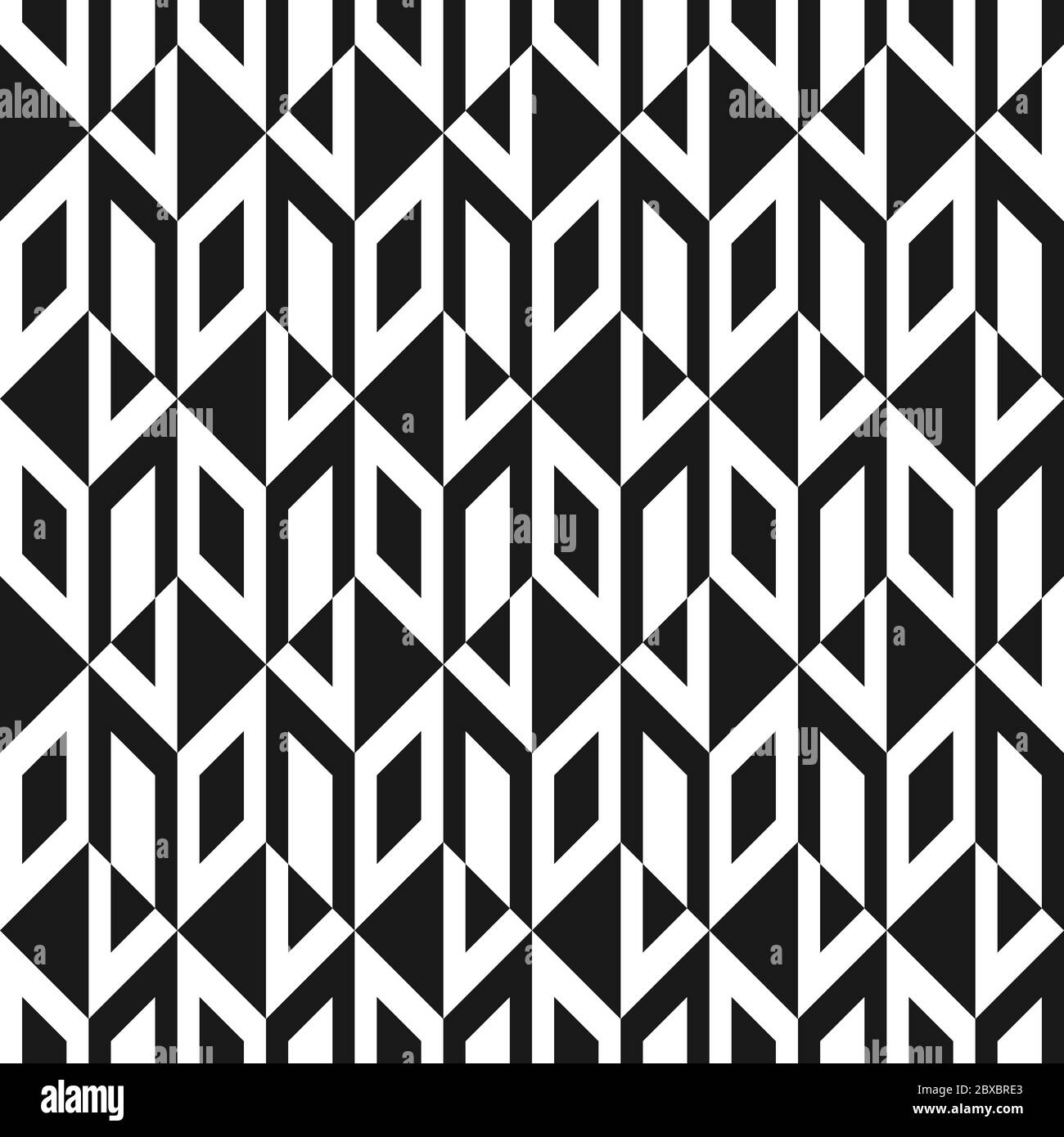 Black white box hexagon pattern hi-res stock photography and images - Alamy