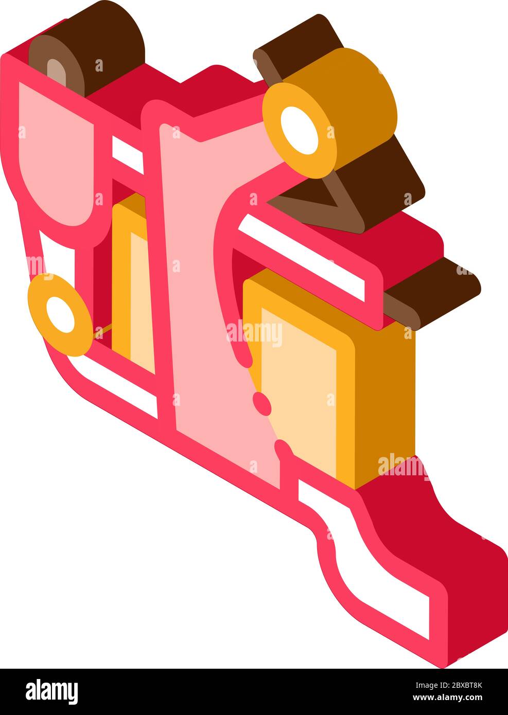 Tattoo Machine isometric icon vector illustration Stock Vector
