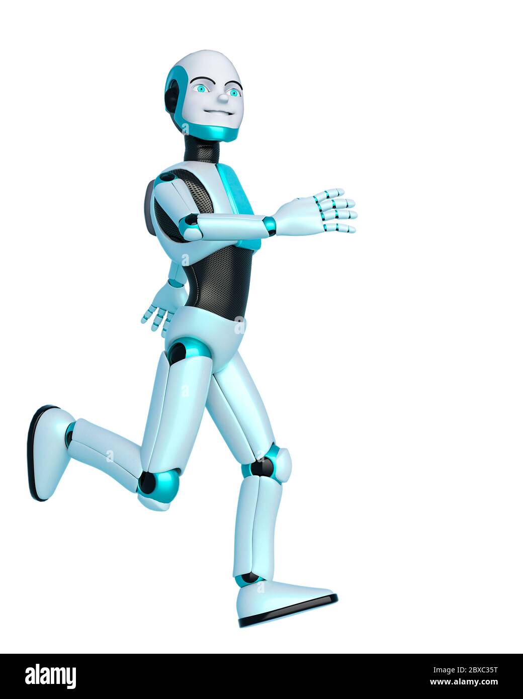 Robot boy cartoon hi-res stock photography and images - Alamy