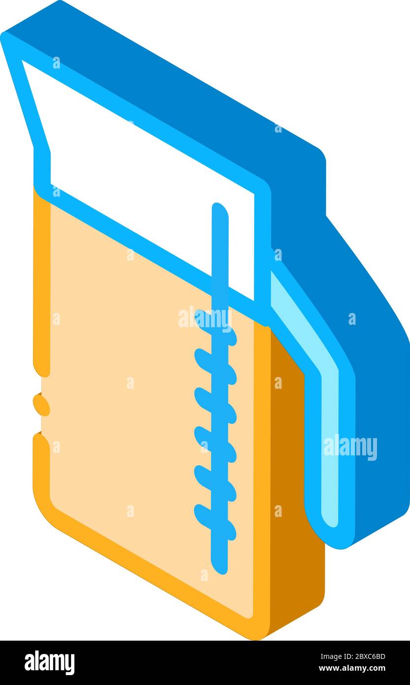 Measuring Cup isometric icon vector illustration Stock Vector