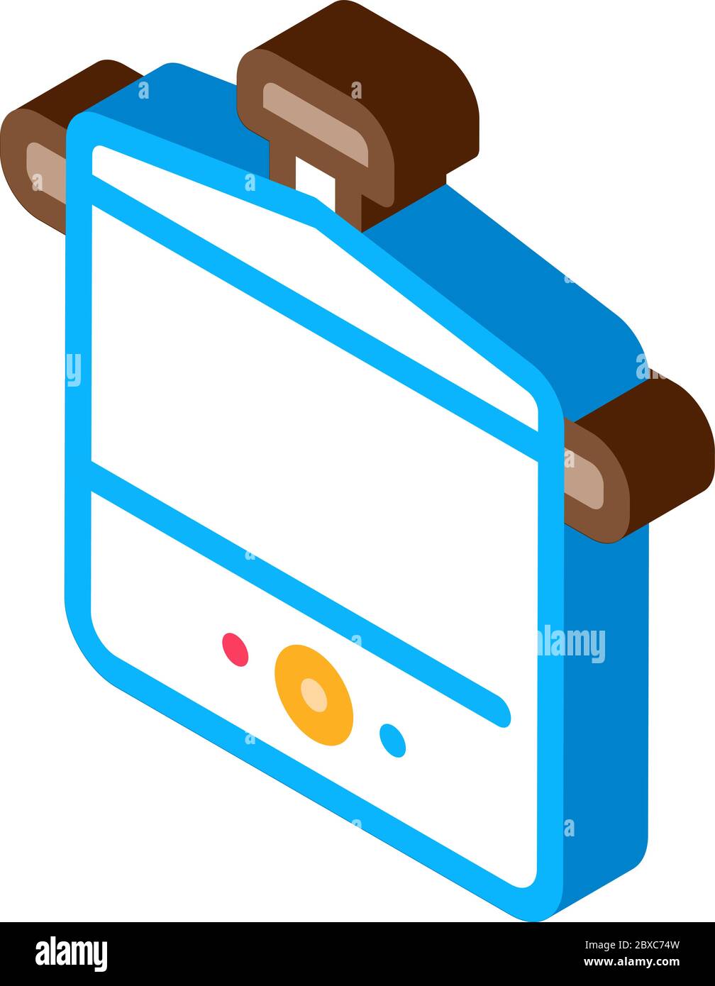 Tool Sterilizer isometric icon vector illustration Stock Vector