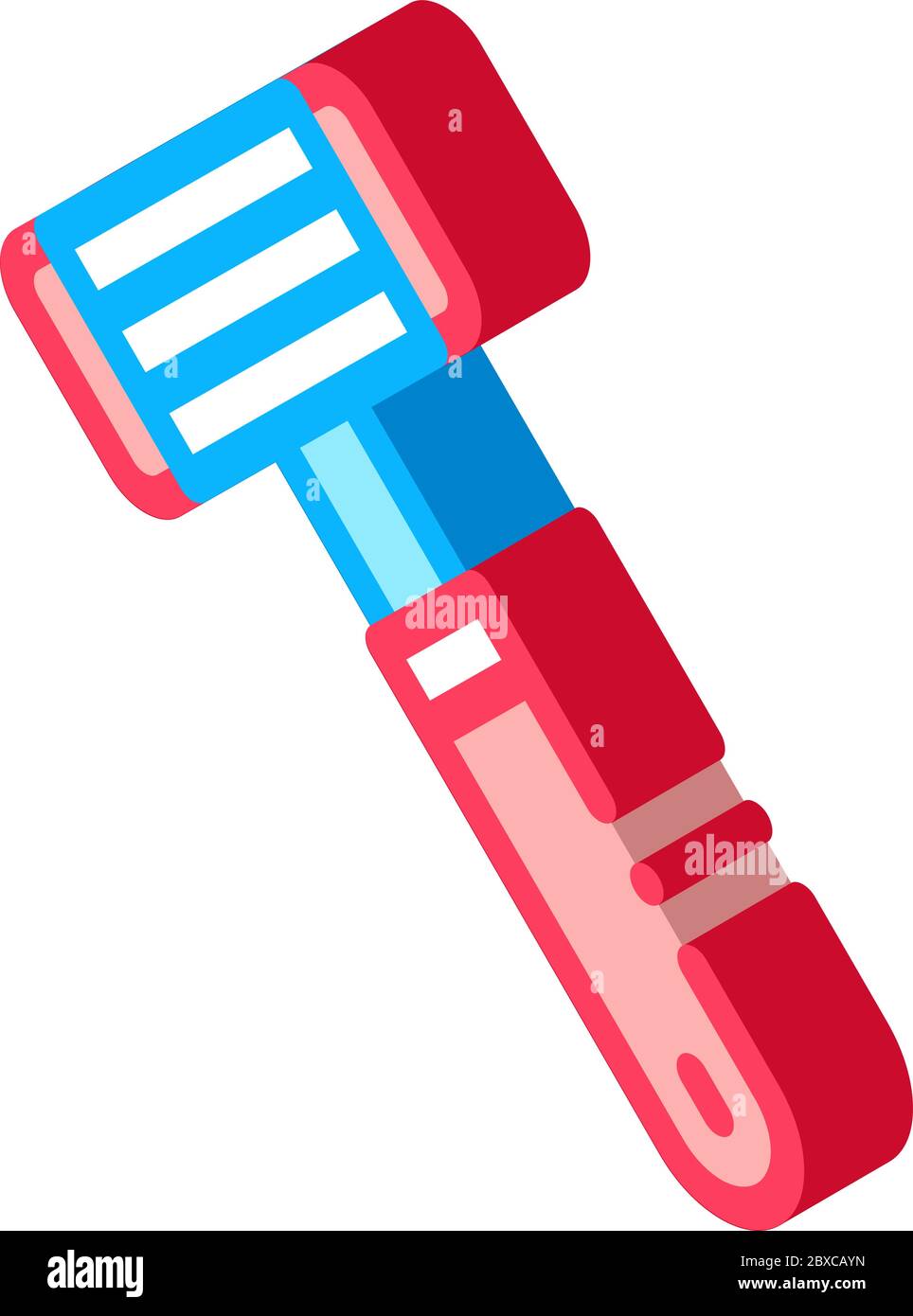 Shaving Razor isometric icon vector illustration Stock Vector