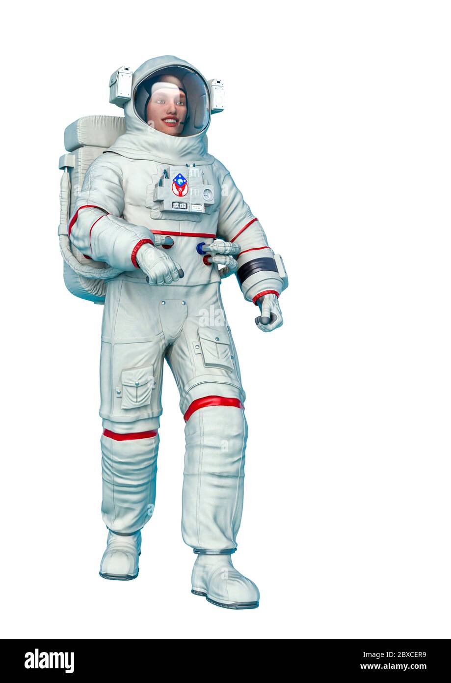 Astronaut walking in futuristic spaceship hi-res stock photography and ...