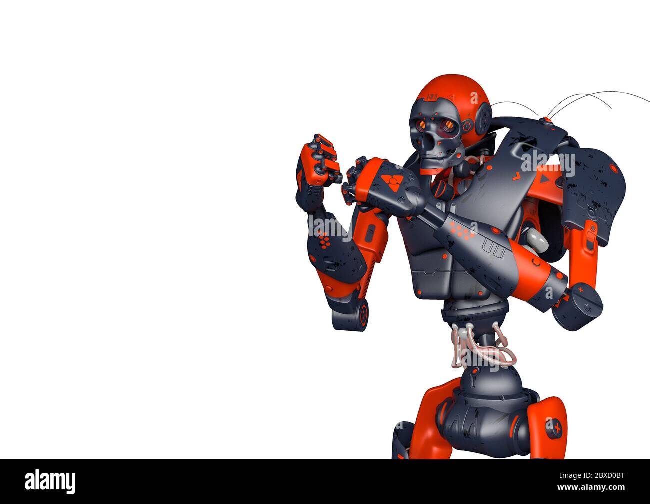apocalyptic robot want to fight. This apocalyptic robot will put some ...