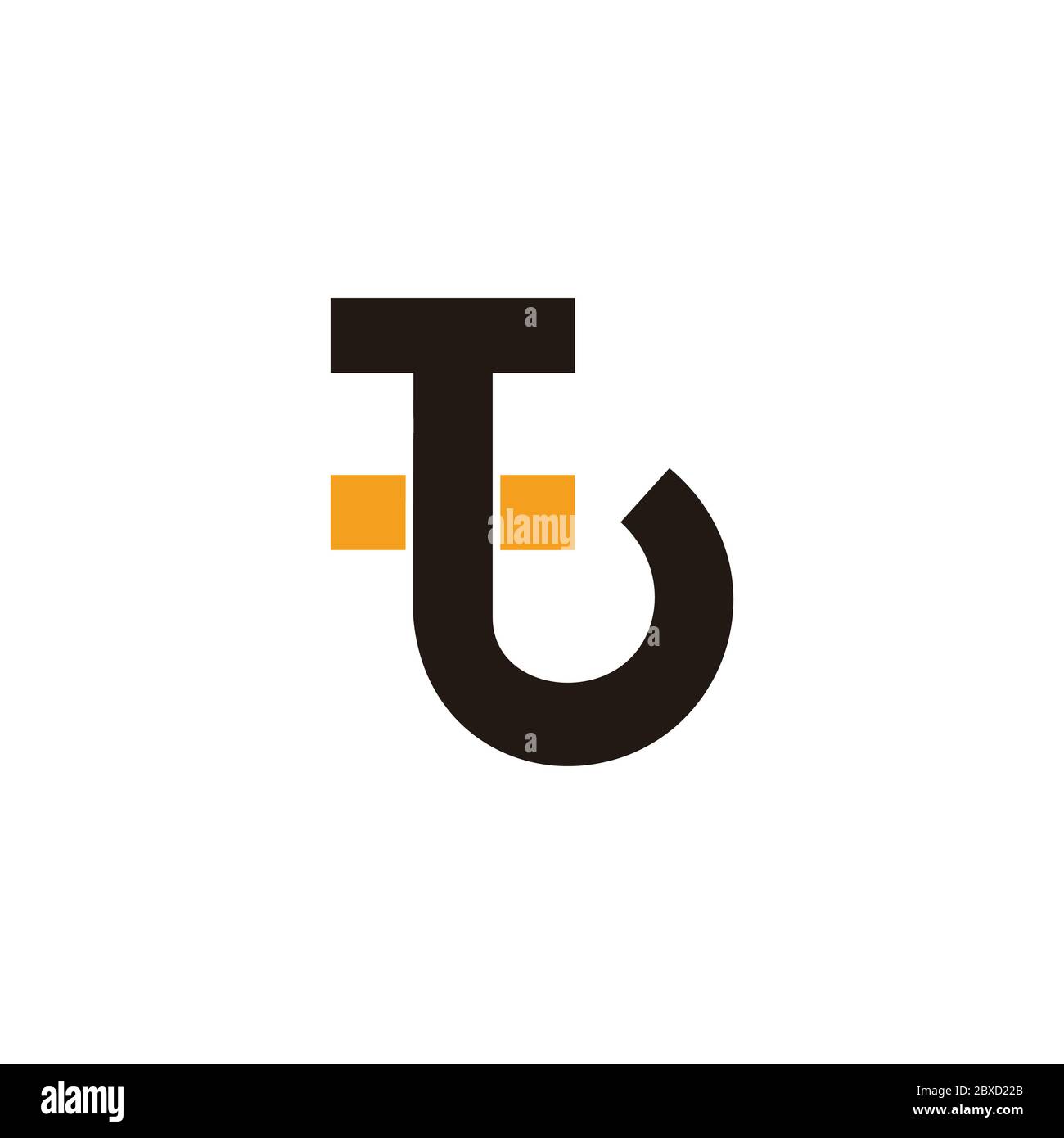 letter tb circle motion geometric design logo vector Stock Vector