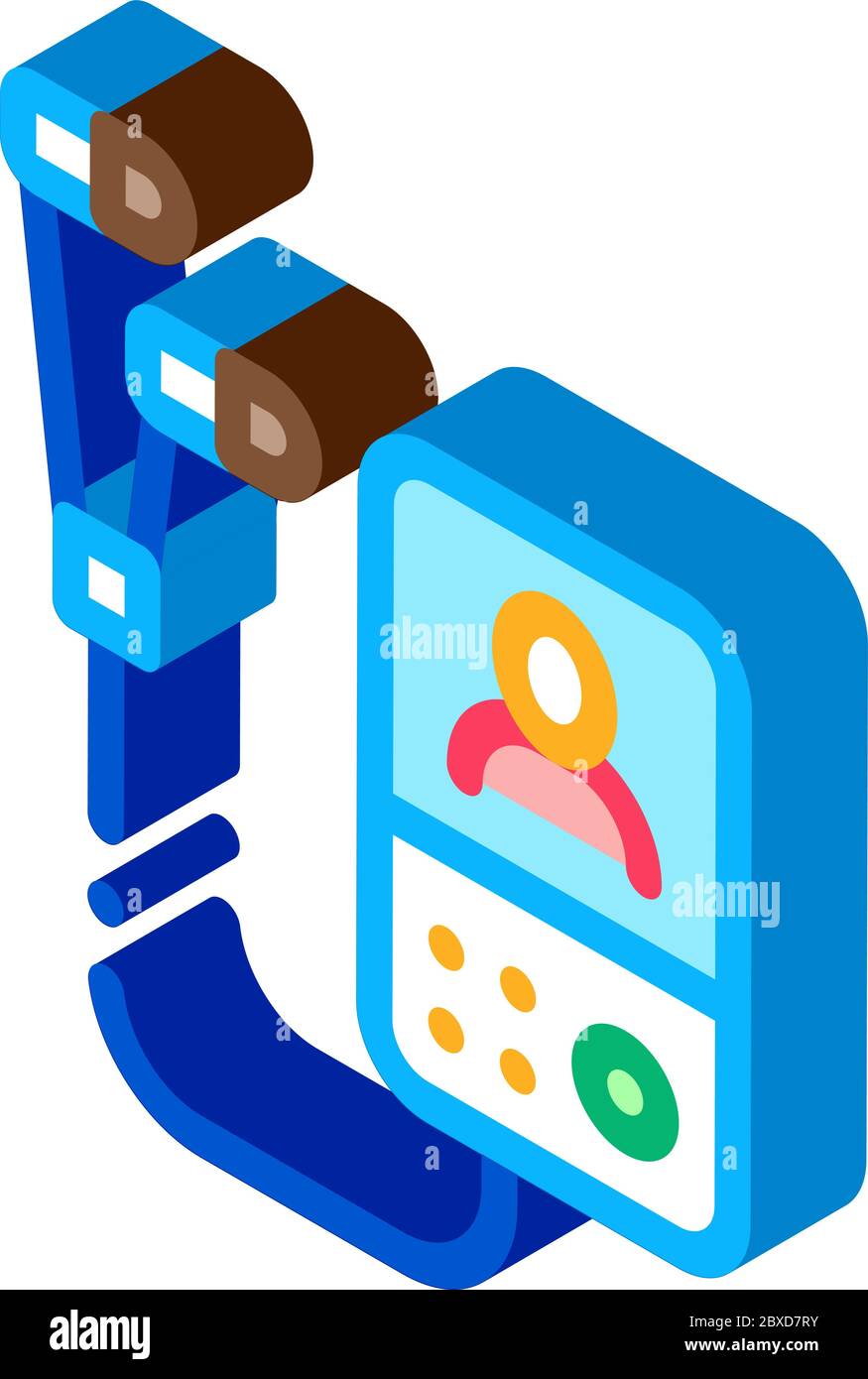 Record Guide on Player Isometric Icon Vector Illustration Stock Vector ...