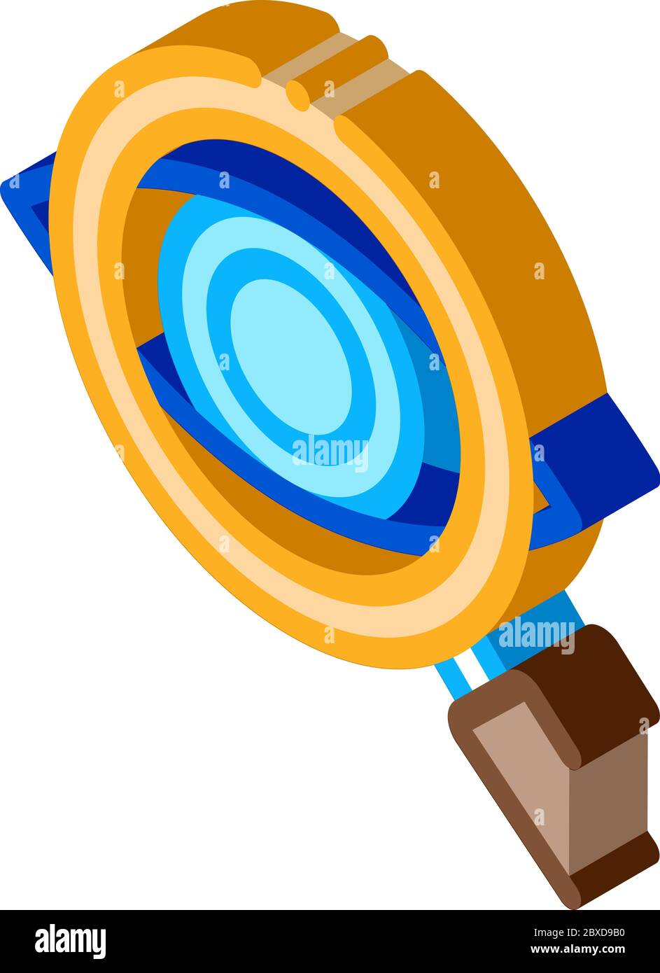 Eyeball Diagnostics Isometric Icon Vector Illustration Stock Vector ...