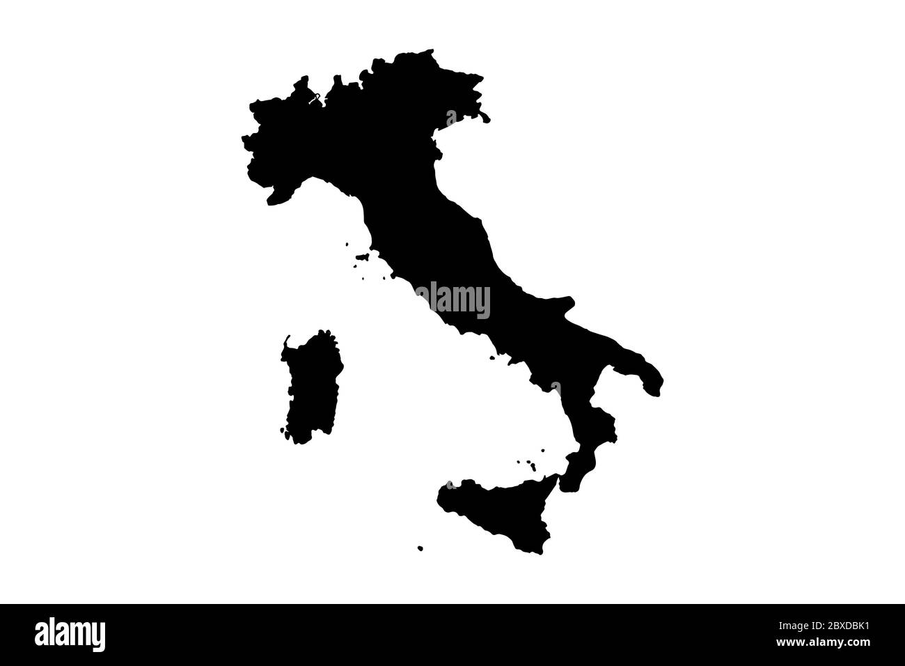Italy map with gray tone on  white background,illustration,textured , Symbols of Italy,vector illustration Stock Vector