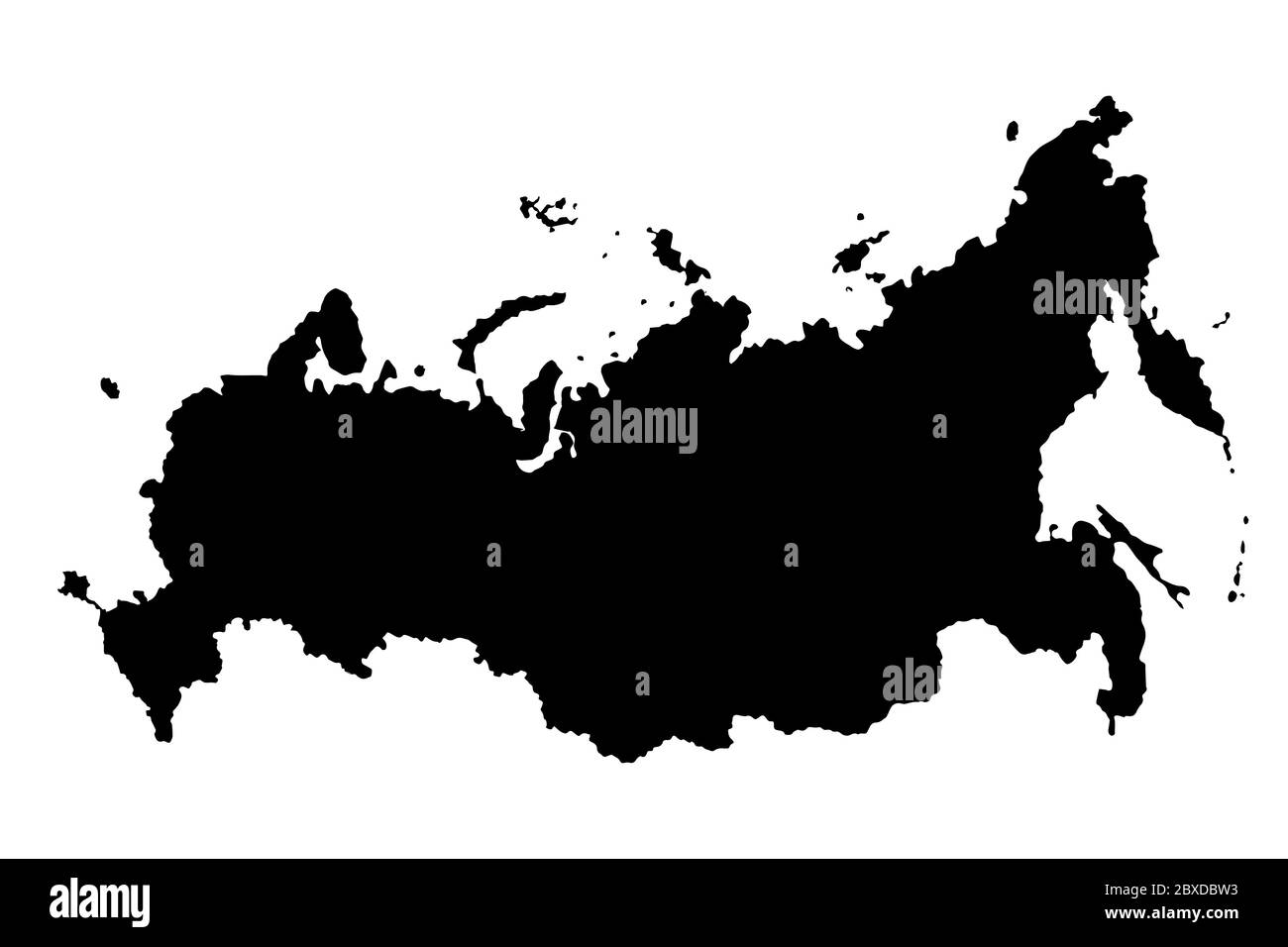 Russia  map with gray tone on  white background,illustration,textured , Symbols of Russia,vector illustration Stock Vector
