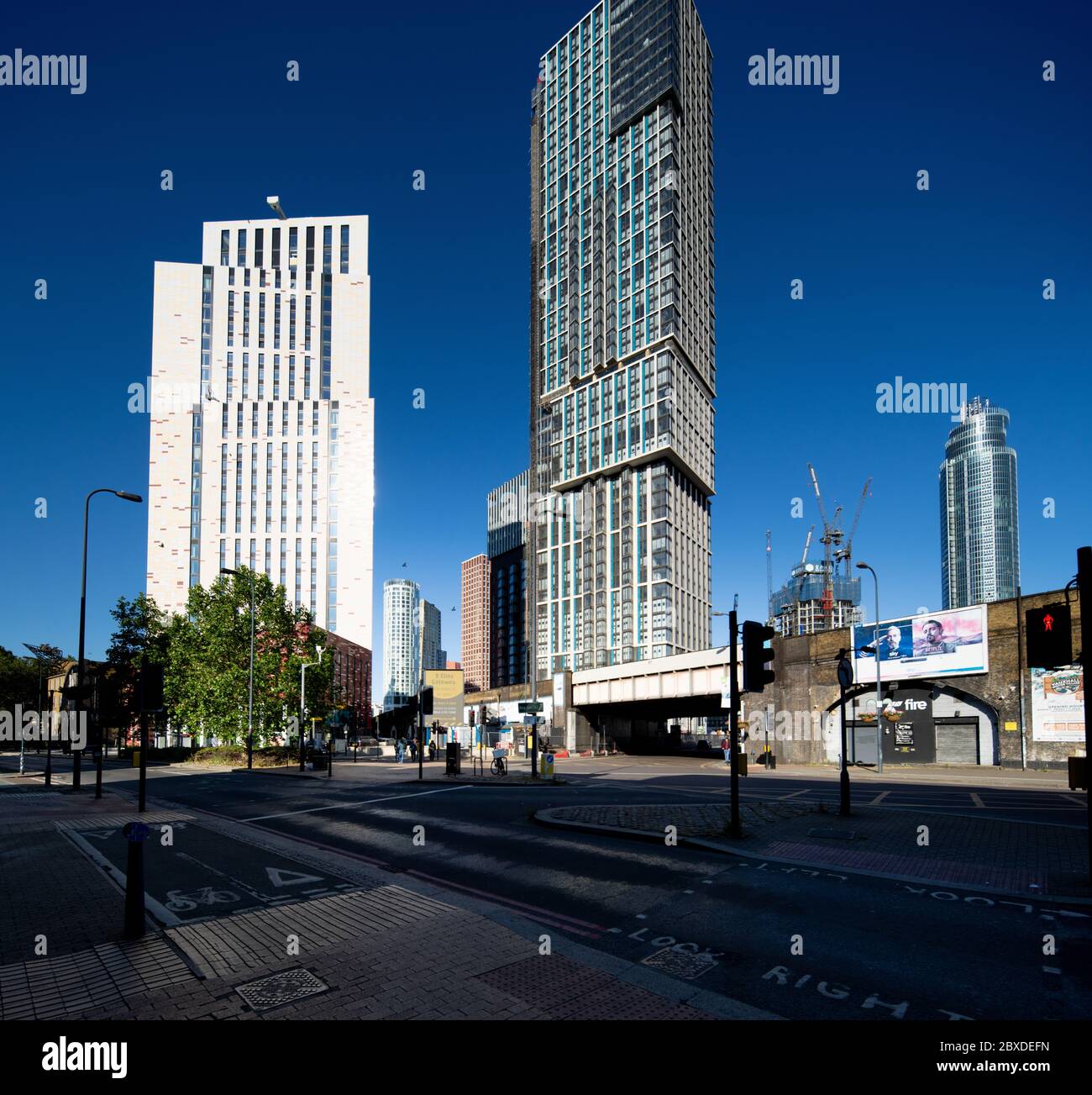 AYKON London One and Atlas building, Vauxhall Nine Elms Stock Photo - Alamy