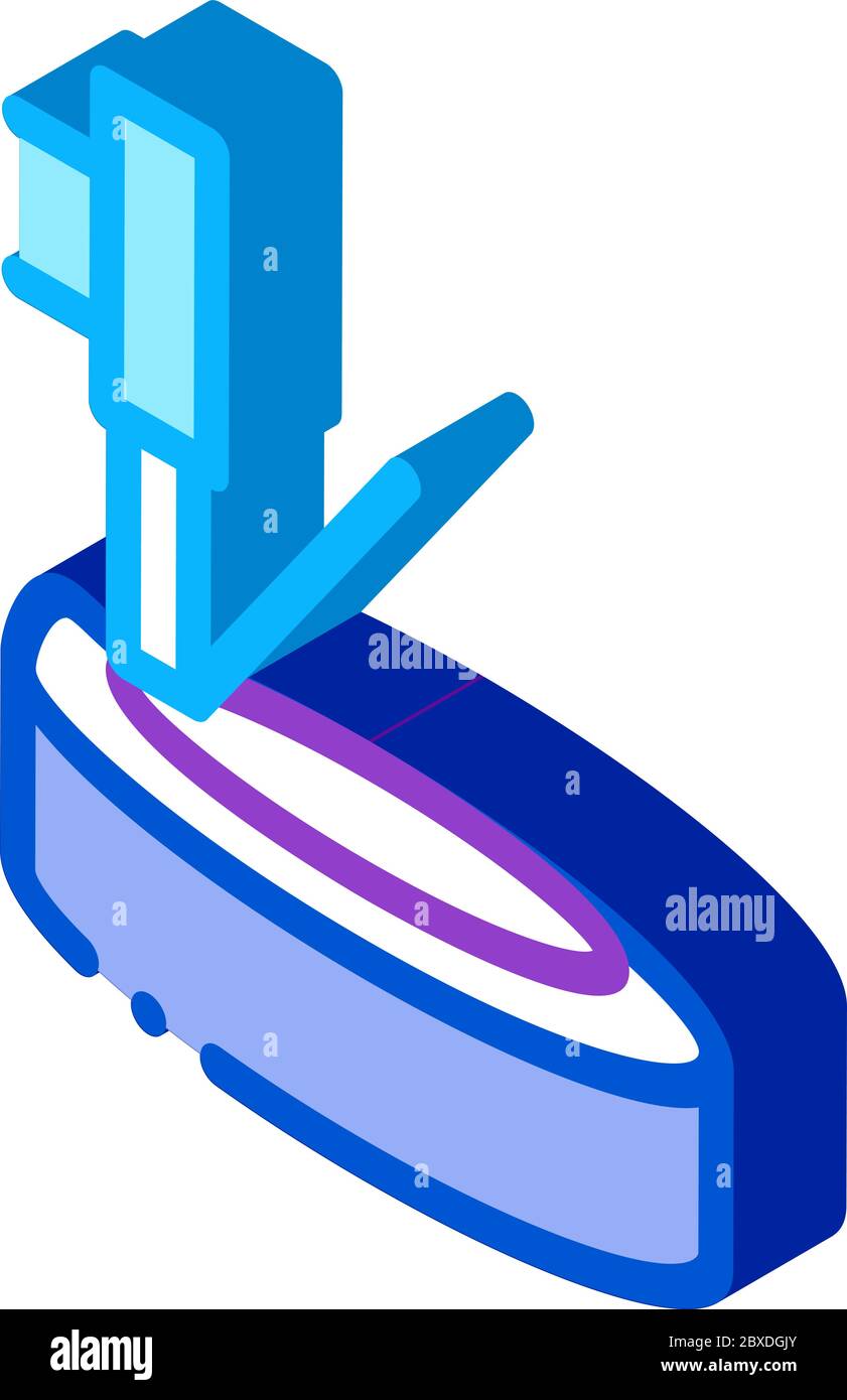 tire and jack isometric icon vector illustration Stock Vector Image ...