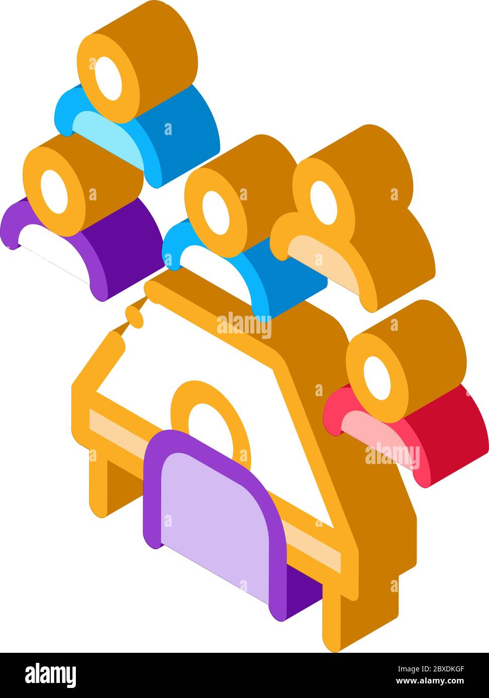 business seminar isometric icon vector illustration Stock Vector Image ...