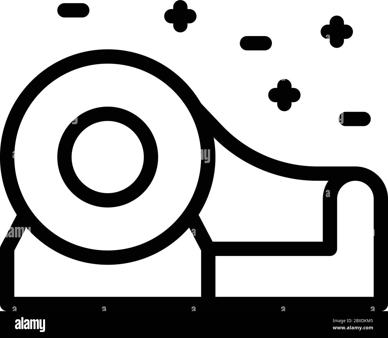 Tape dispenser icon, outline style Stock Vector Image & Art Alamy