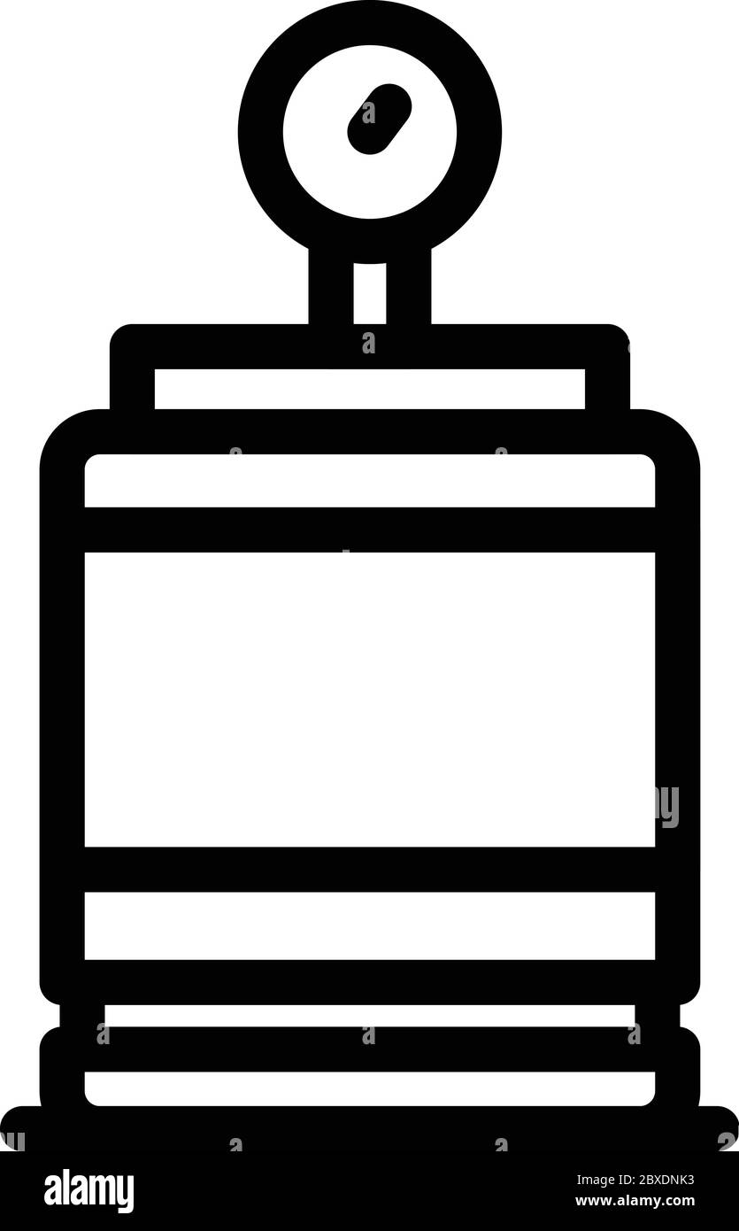 Air compressor barrel icon, outline style Stock Vector Image & Art - Alamy