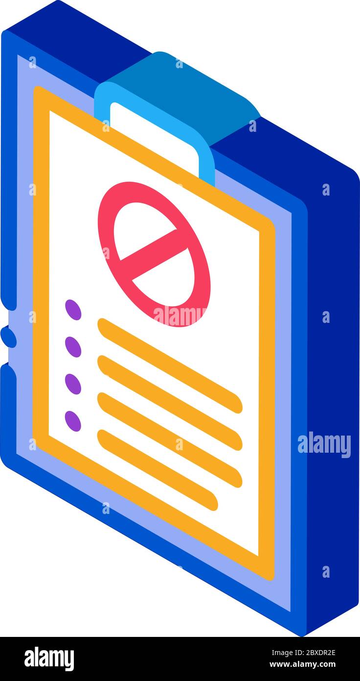 written protest requests isometric icon vector illustration Stock ...