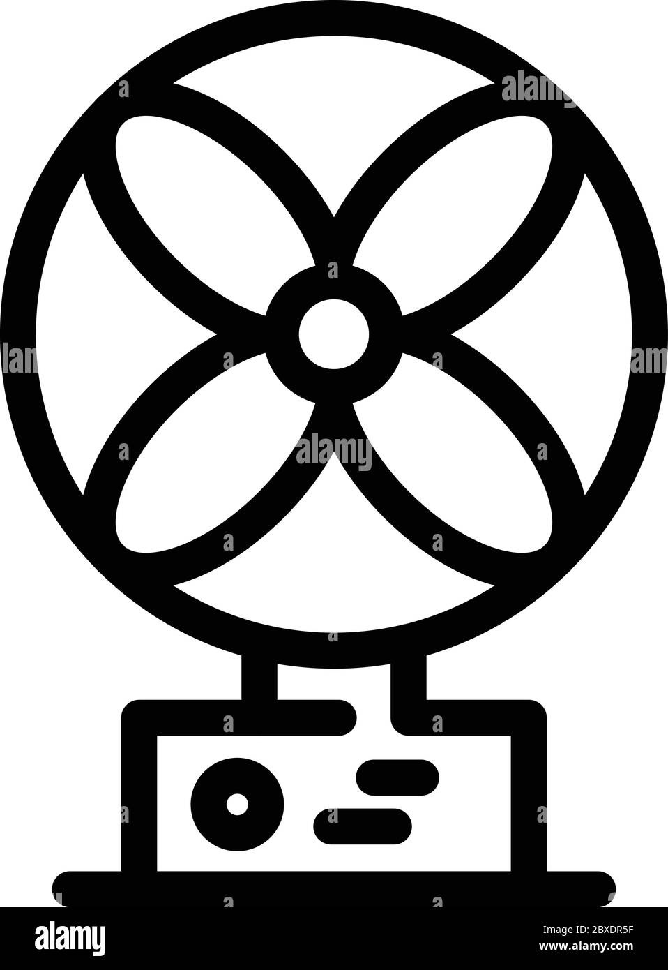 Table fan icon, outline style Stock Vector Image & Art Alamy