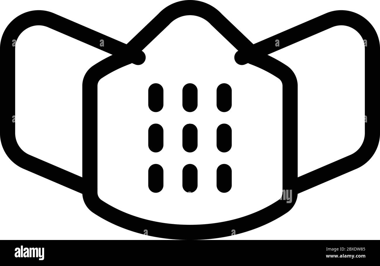 Individual mask icon, outline style Stock Vector Image & Art - Alamy