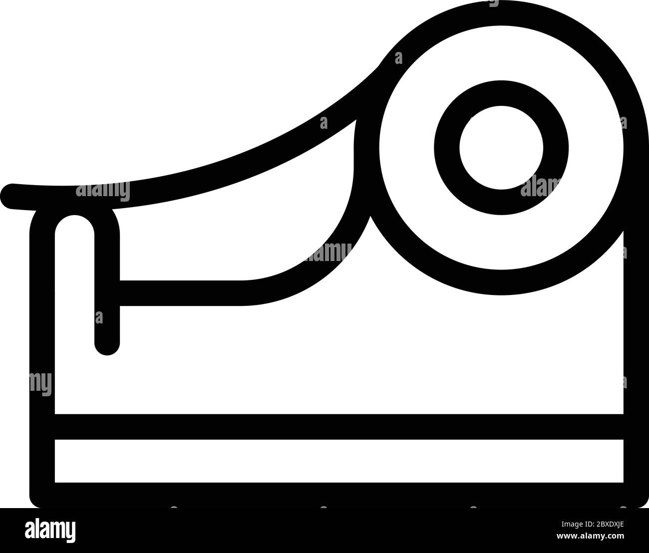 Electrical tape dispenser icon, outline style Stock Vector Image & Art