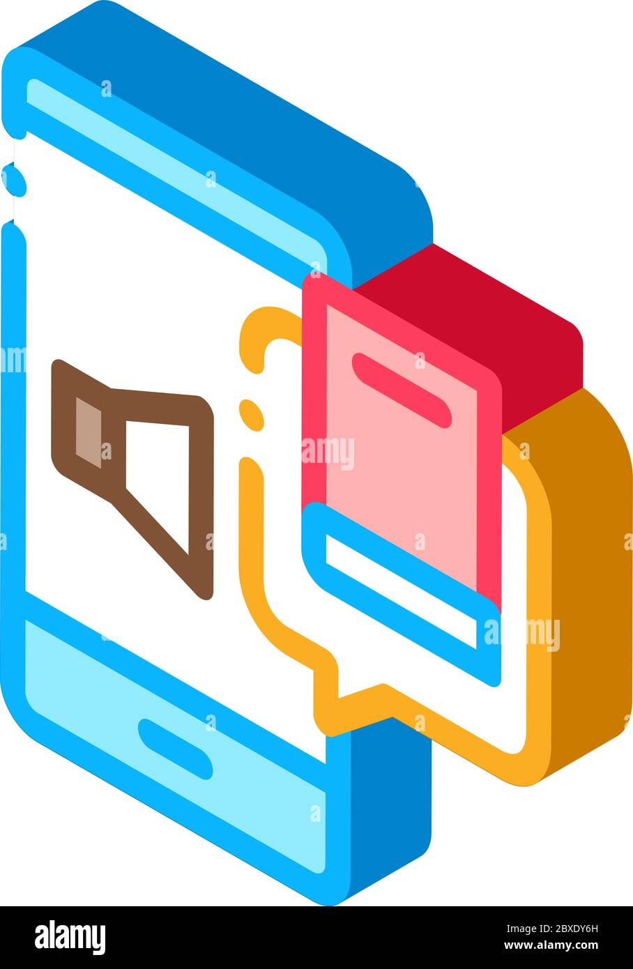 audio book isometric icon vector illustration Stock Vector Image & Art ...
