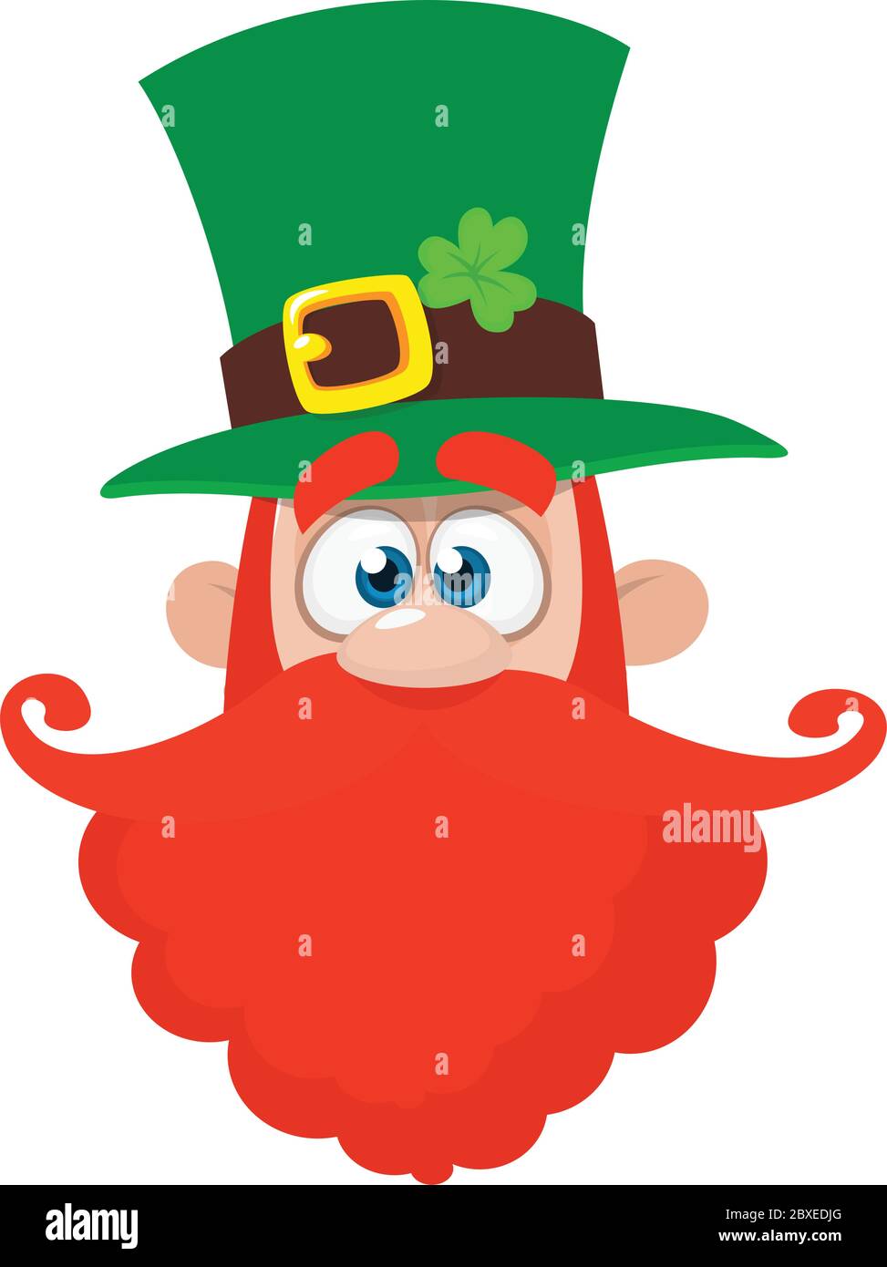 Cartoon leprechaun irish character icon vector illustration design Stock Vector