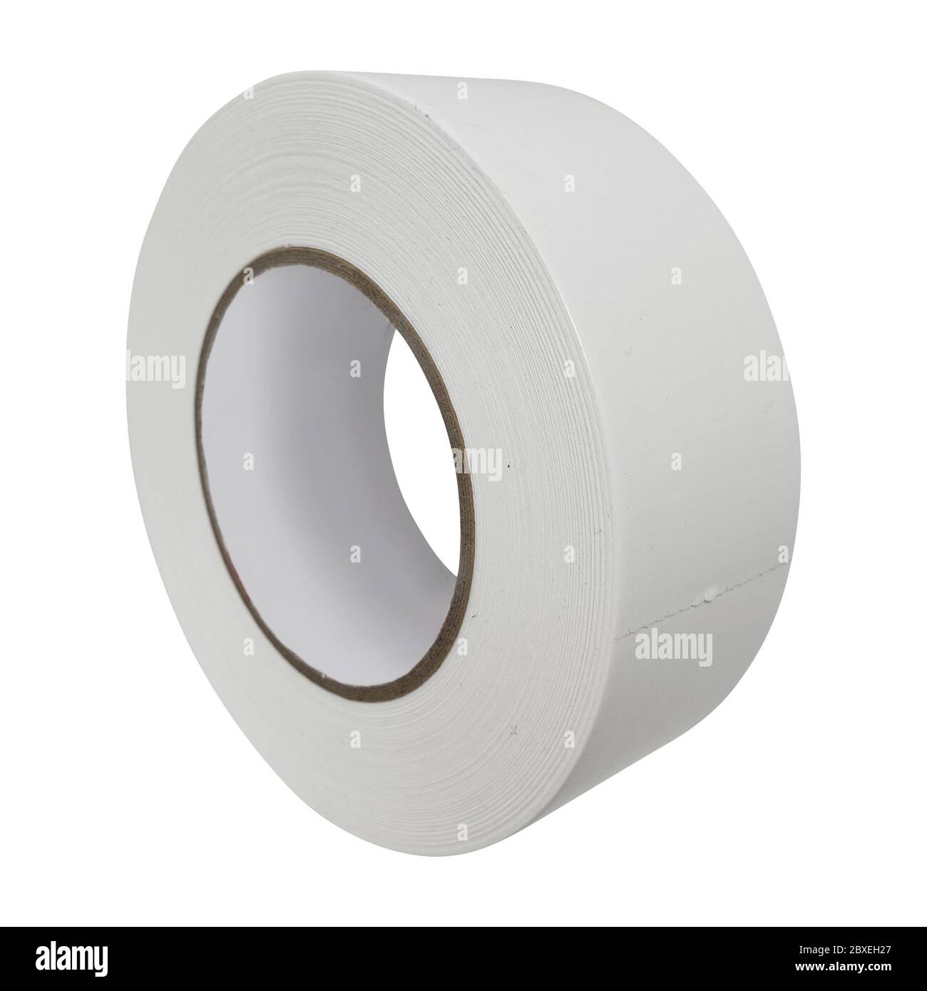 White Duct Tape with Clipping Path over white Stock Photo Alamy